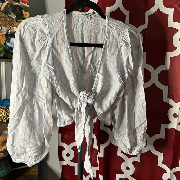 American Eagle Outfitters Tops - American Eagle Outfitters Striped Crop Top - Pastels Colors Size XS